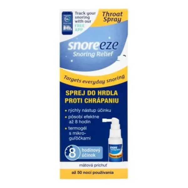 SNOREEZE Sprej do hrdla proti chrápání 23.5ml
