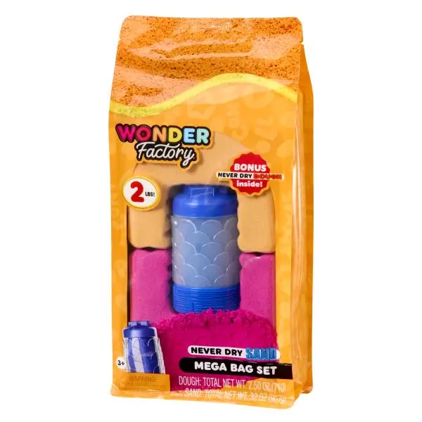 Wonder Factory Nevysychající písek a plastelína v tašce