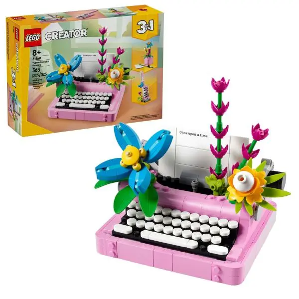 Lego Creator 31169 Psací stroj s květinami