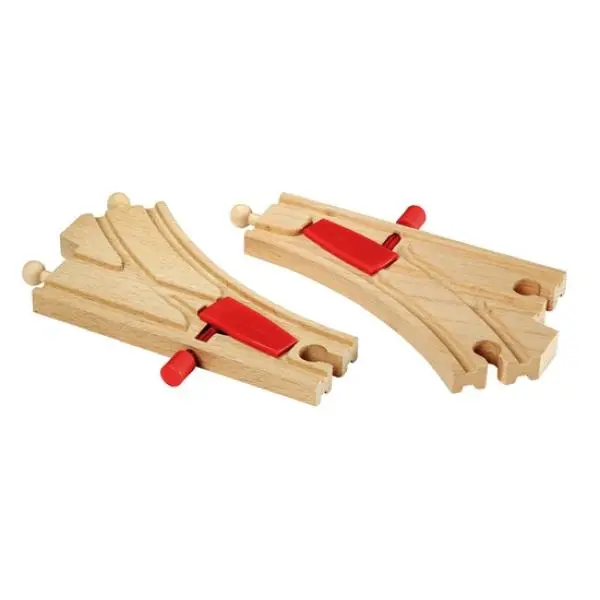 Vláčkodráha koleje - Výhybka přehazovací, 2ks (Brio)