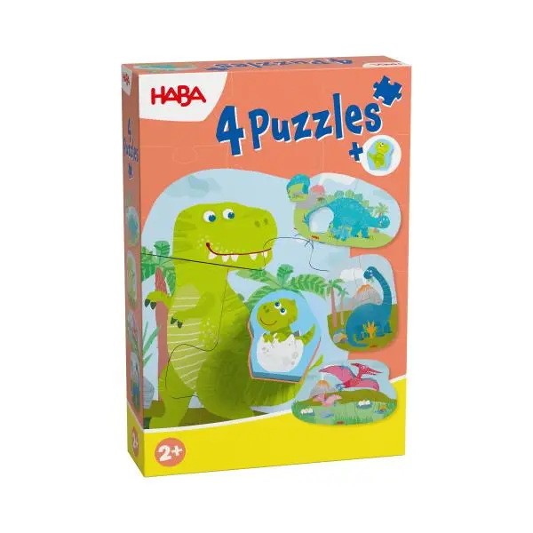 Haba Puzzle pro nejmenší Dinosauři 4 ks