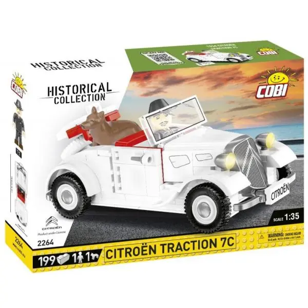 Cobi 2264 1934 citroën traction 7c, 1:35, 199 k, 1 f, 1 pes