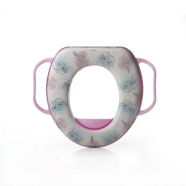 STOR Měkké sedátko na WC s držadly STITCH