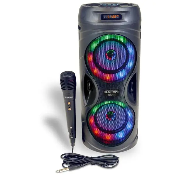 Bontempi Bezdrátový reproduktor s mikrofonem a RGB světly