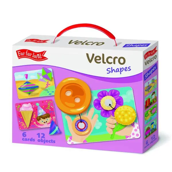 PEXI Velcro skládačky - Tvary (Shapes)