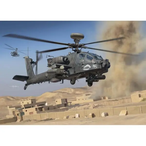 Model Kit vrtulník 12551 - USArmy AH-64D Block II "Late Version" (1:72)