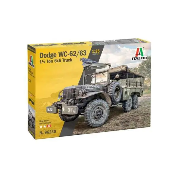 Model Kit military 96230 - Dodge WC62 1 1/2t 6x6 Truck (1:35)