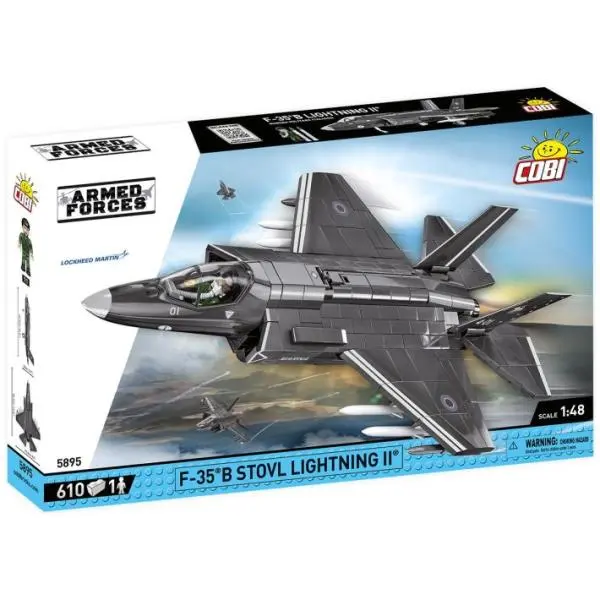 Cobi 5895 armed forces f-35b stovl lightning ii, 1:48, 610 k, 1 f