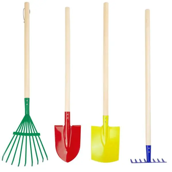 Zahradní nářadí - Set barevný 72cm, 4ks (Small foot)