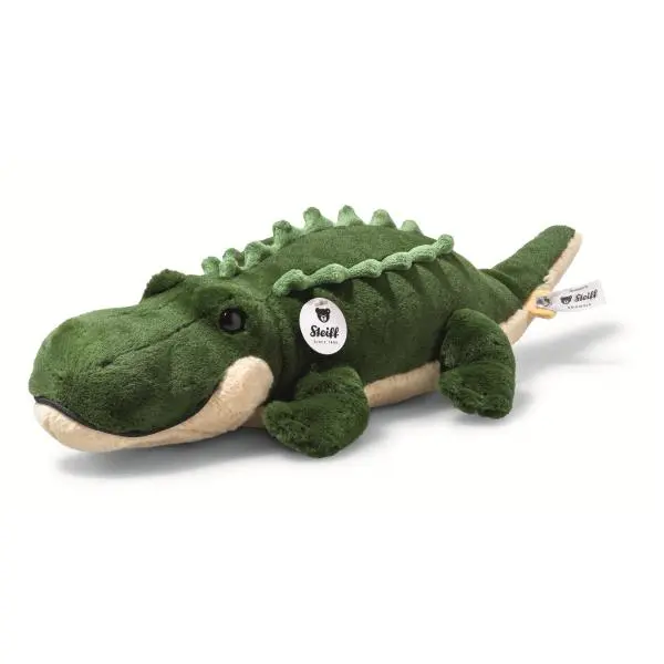 STEIFF Originals Rocko krokodýl, khaki plyšová hračka