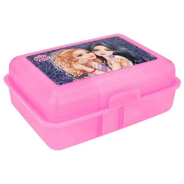 Top Model Svačinový box, Růžový s flitry, Christy a Miju