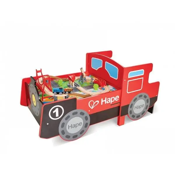 Hape Hrací stůl Rušeň - skládací