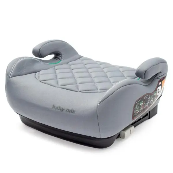 Autosedačka-podsedák BABY MIX HERO Plus ISOFIX I-SIZE šedá