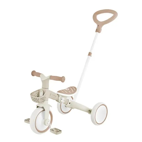 Globber dětské odrážedlo tříkolové - Learning Trike 3in1 PLUS Ecologic Coconut
