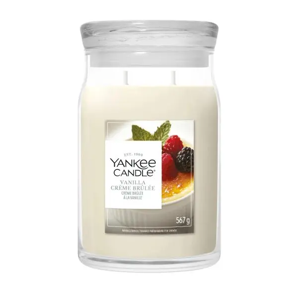 YANKEE CANDLE VANILLA CREME BRULEE SIGNATURE VELKÝ