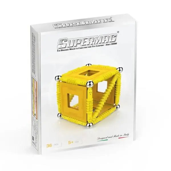 SUPERMAG magnetická stavebnice Geometry 36ks
