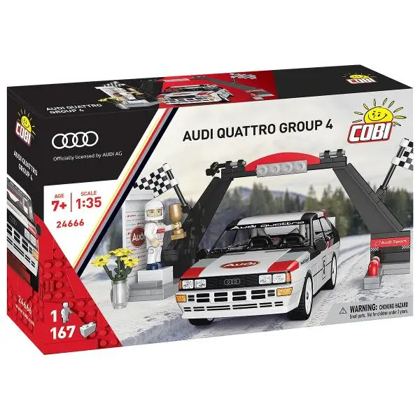 COBI Trading s.r.o. Cobi 24666 Audi Quattro Group 4, 1:35, 167 k, 1f