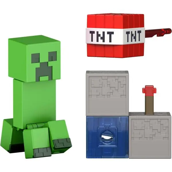 Mattel MINECRAFT® Redstone Charged figurka CREEPER 9cm