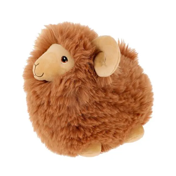 Keel Toys SE3057-2 Keeleco Beránek hnědý – ekoplyšová hračka 18 cm