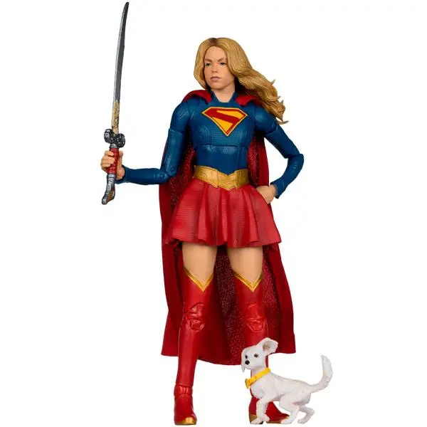 Supergirl (2026) DC Theatrical Deluxe Edition akční figurka Supergirl & Baby Krypto 17 cm