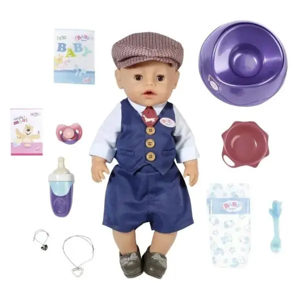 Baby Born Soft Touch, chlapeček v elegantním oblečení 831274, 43 cm