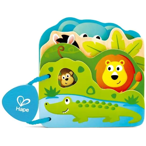 Hape Baby knížka Divočina