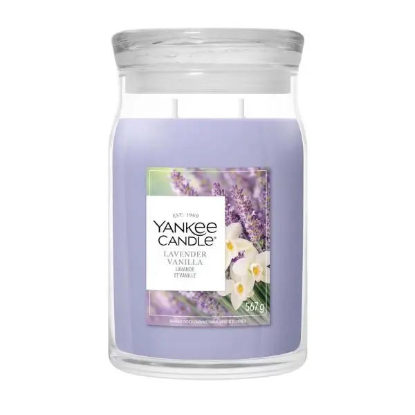 YANKEE CANDLE LAVENDER VANILLA SIGNATURE VELKÝ