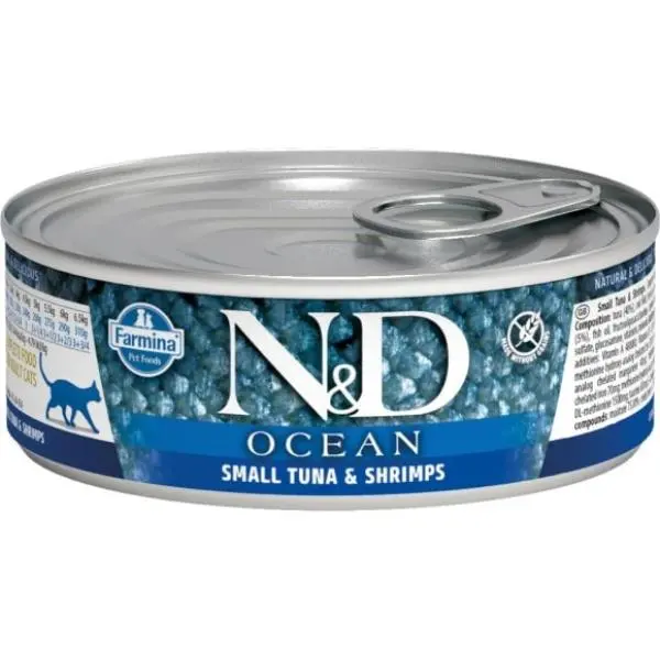 N&d Cat Ocean Adult Tuna & Shrimp 70g