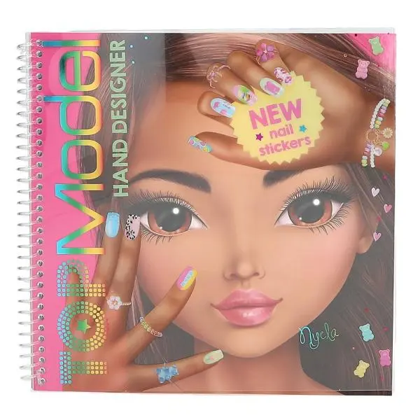 Top Model Kreativní sešit nehtového designu Hand Designer