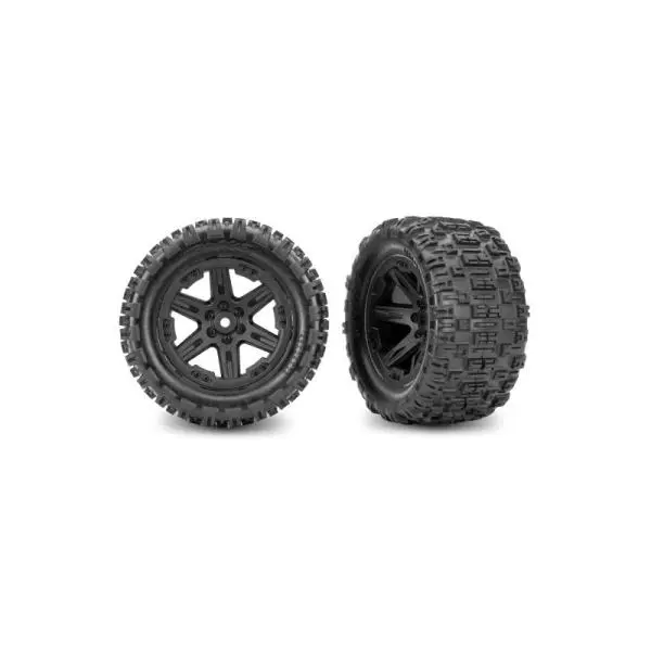 Traxxas kolo 2.8", disk RXT černý, pneu Sledgehammer ST (2WD elektro z) (2)