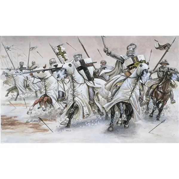 Model Kit figurky 6019 - Teutonic KNIGHTS (MEDIAVAL ERA) (1:72)