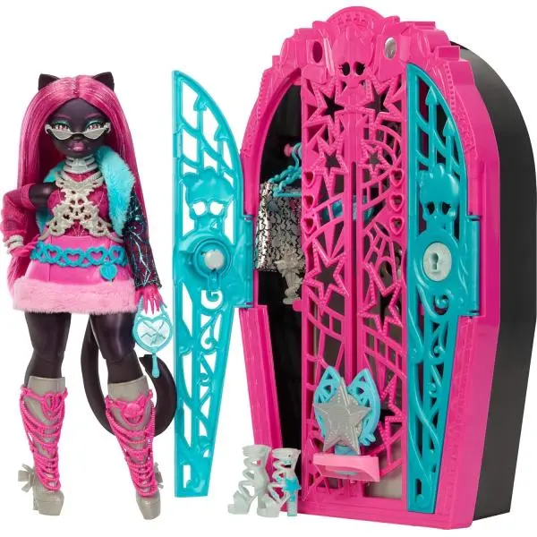 Mattel monster high skulltimate secrets hauntlywood mysteries catty, jbg82