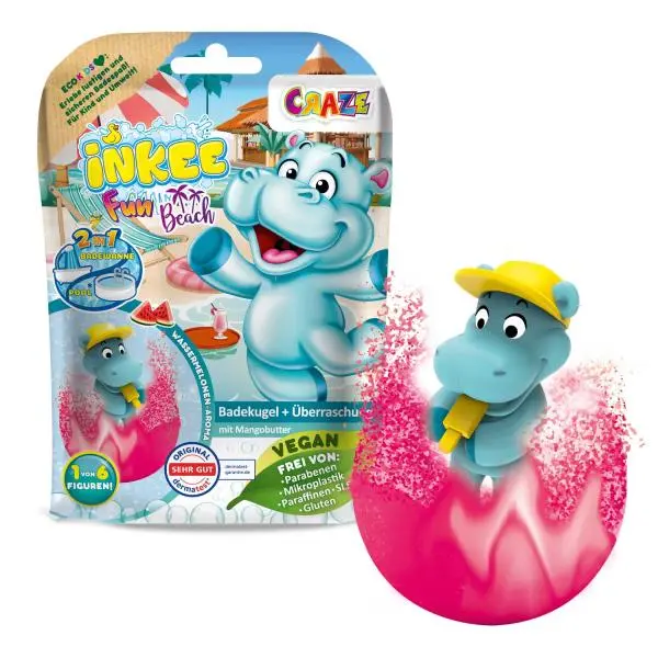 INKEE Koupelová bomba s překvapením Fun Beach