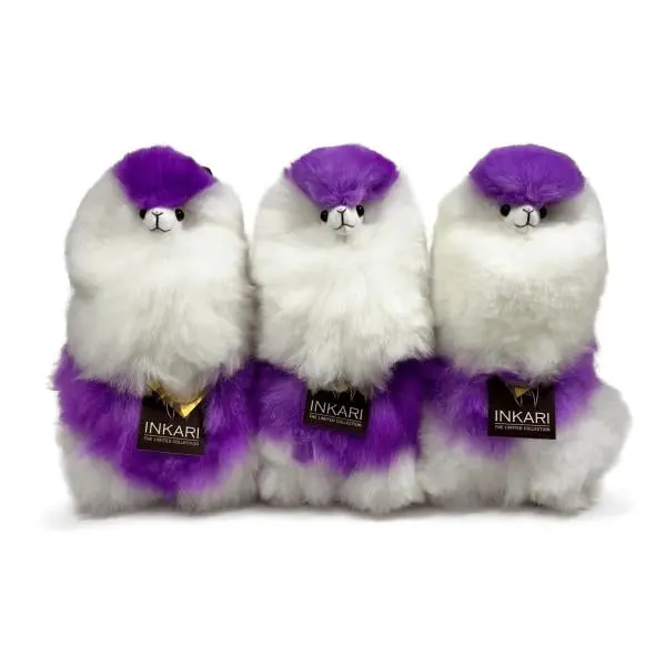 INKARI Plyšová hračka Alpaka Medium limited edition Purple Crocus 32cm