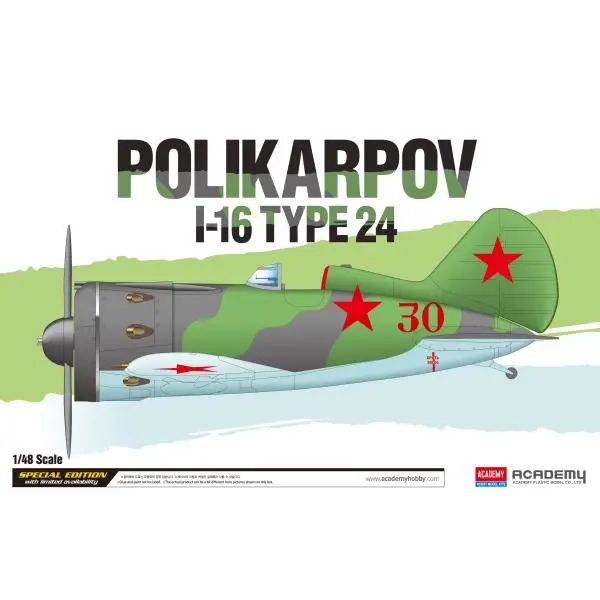 Model Kit letadlo 12314 - Polikarpov I-16 Type 24 LE: (1:48)