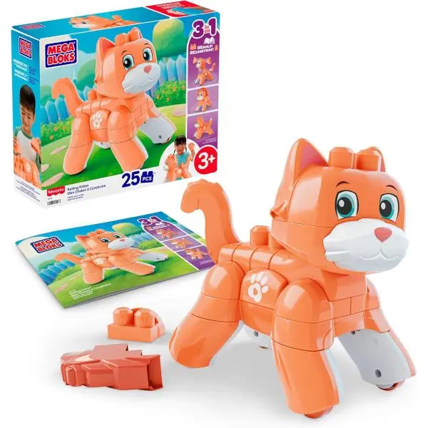 Mattel MEGA BLOKS - Jezdící koťátko