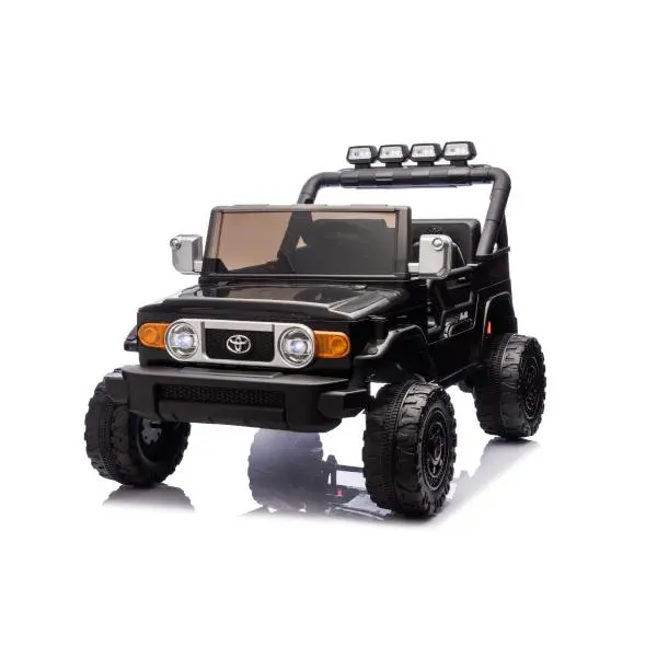 Elektrické autíčko Toyota FJ Cruiser XXL s pohonem 4x4, licencované (Dvou místné), černé,