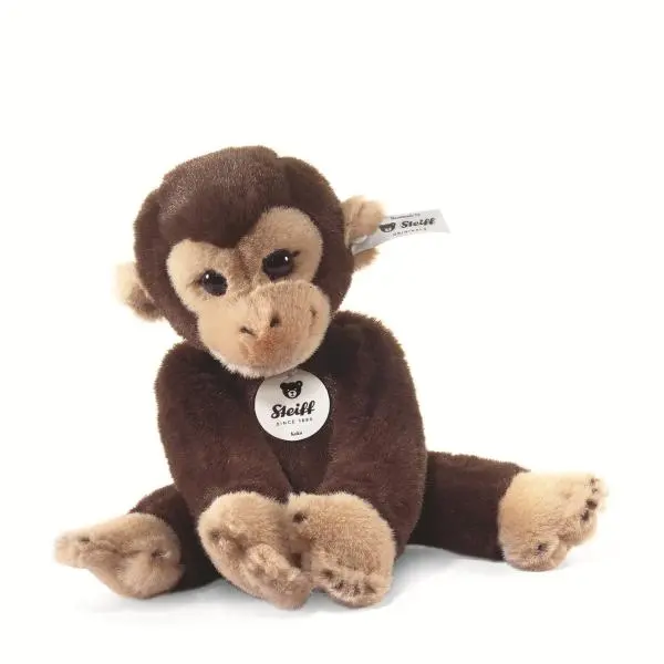 STEIFF Originals Little friend Koko opice, tmavě hnědá plyšová hračka