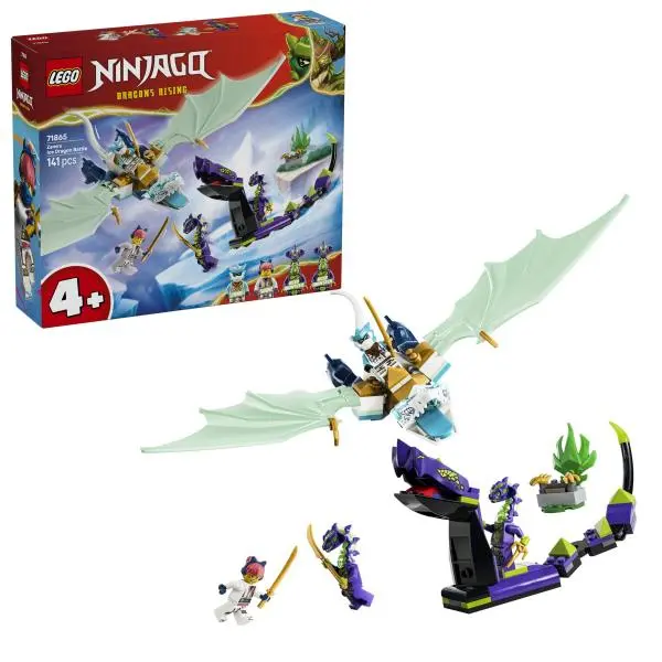 LEGO® NINJAGO® 71865 Zane a souboj s ledovým drakem