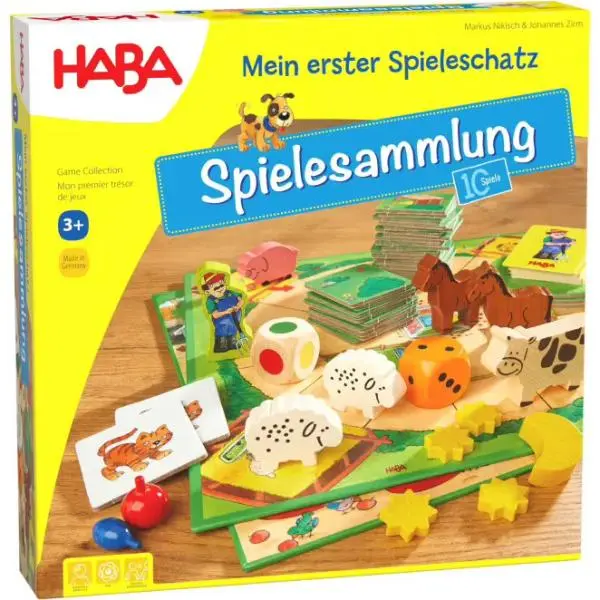 Haba Můj první herní poklad Sada 10 her od 3 let