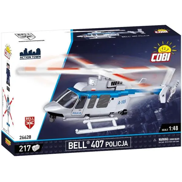 Cobi 26628 bell 407 policie, 1:48, 217 k