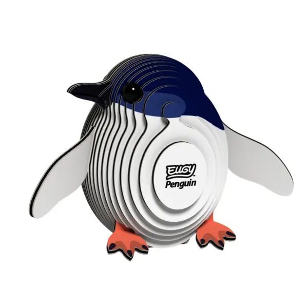 Tučňák 3D kartonová skládačka
