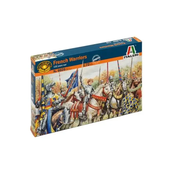Model Kit figurky 6026 - FRENCH WARRIORS (100 YEARS WAR) (1:72)