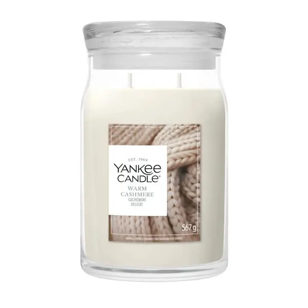 YANKEE CANDLE WARM CASHMERE SIGNATURE VELKÝ
