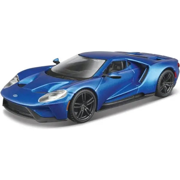 Bburago - Auta HOBBY,  2017 Ford GT, modrá metalíza, 1:32