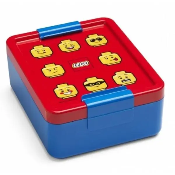 LEGO ICONIC Classic box na svačinu - červená/modrá
