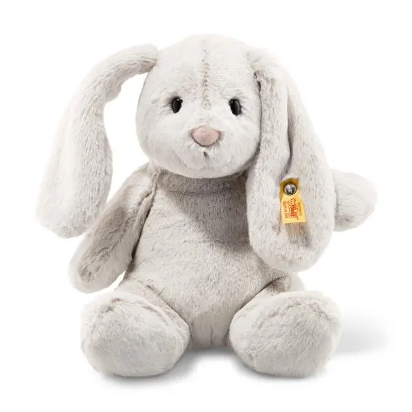 STEIFF Friends Hoppie králík, světle šedý 28cm plyšová hračka