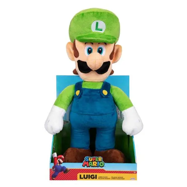 SUPER MARIO 2 Luigi plyšová hračka 50cm
