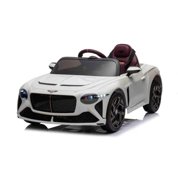 Elektrické autíčko Bentley Bacalar 12V, bílé, Dveře otevírající se nahoru, 2.4 GHz dálkové