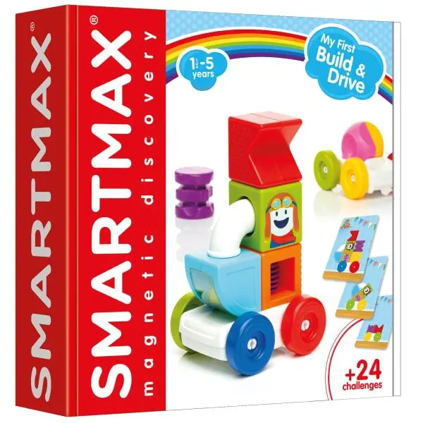 SmartMax - Moja prvá magnetická stavebnica s autom 2v1 - hra z kategorie Stavebnice